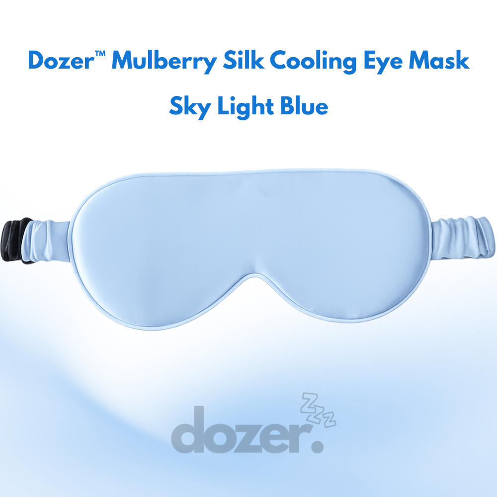 Dozer™ 100% Mulberry Silk Cooling Eye Mask — Deep Rest, Redefined