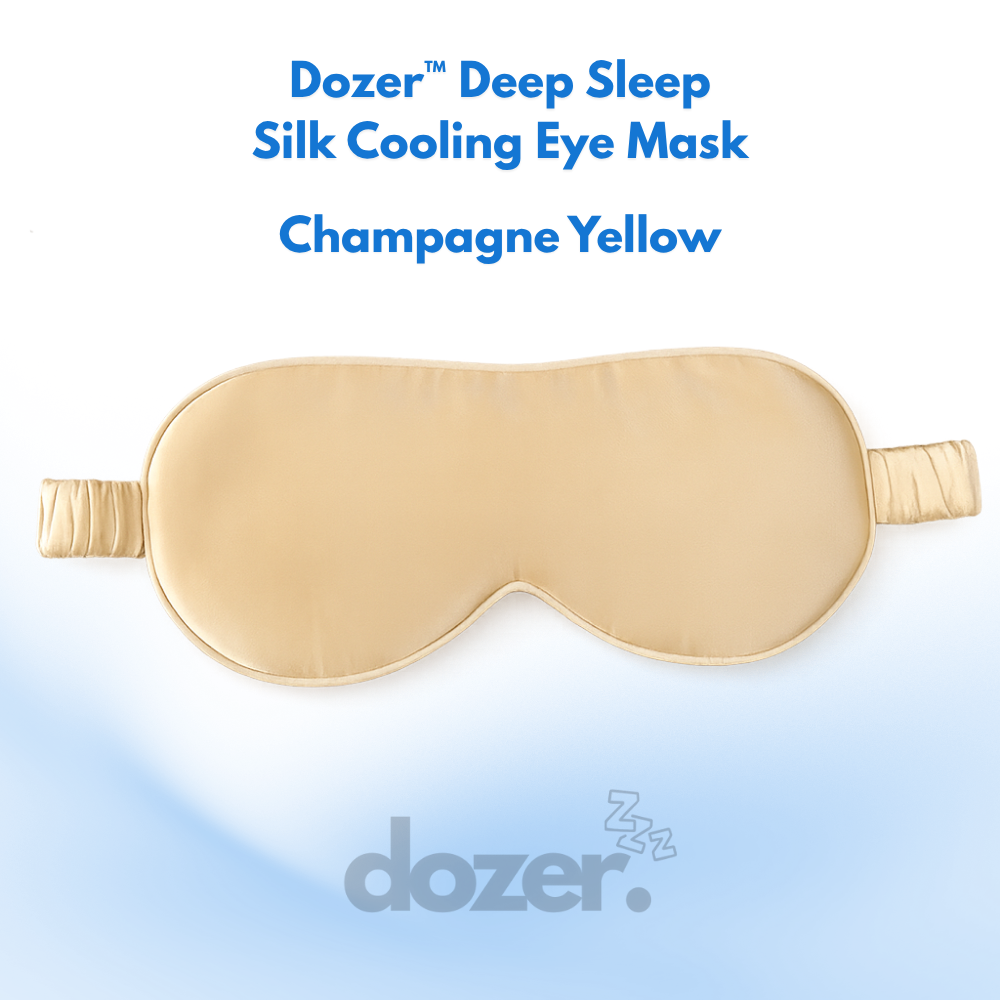 Dozer™ 100% Mulberry Silk Cooling Eye Mask — Deep Rest, Redefined