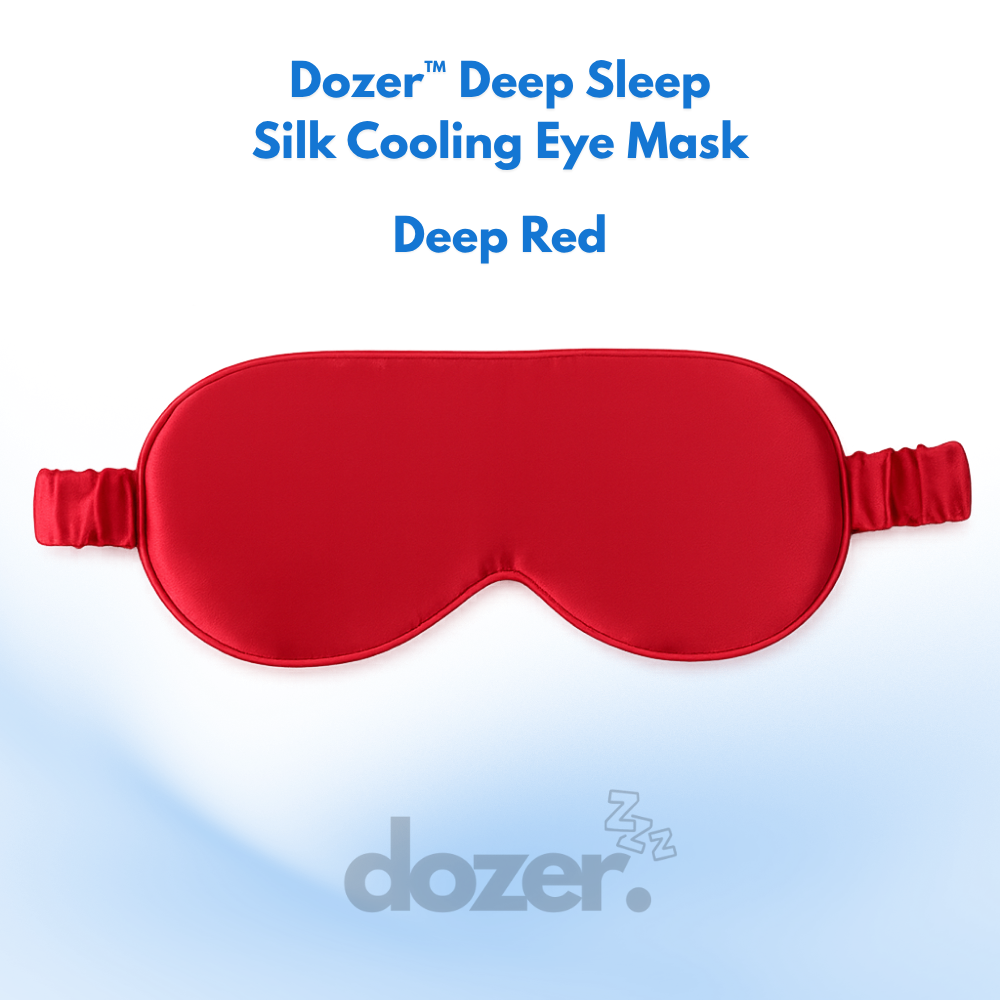 Dozer™ 100% Mulberry Silk Cooling Eye Mask — Deep Rest, Redefined