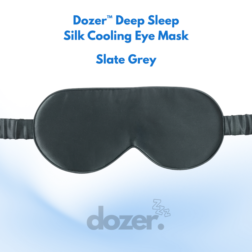 Dozer™ 100% Mulberry Silk Cooling Eye Mask — Deep Rest, Redefined