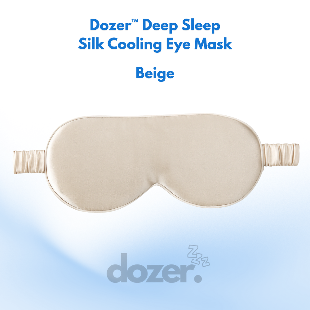Dozer™ 100% Mulberry Silk Cooling Eye Mask — Deep Rest, Redefined