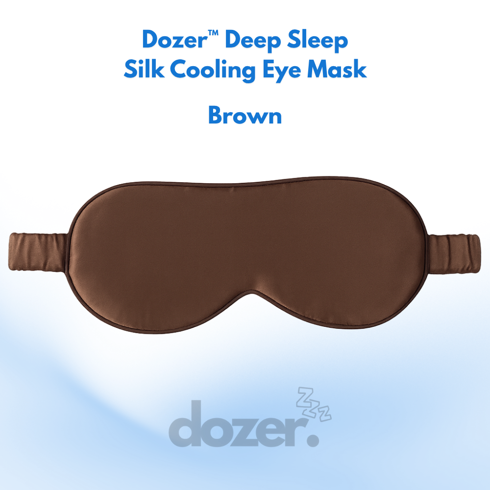 Dozer™ 100% Mulberry Silk Cooling Eye Mask — Deep Rest, Redefined