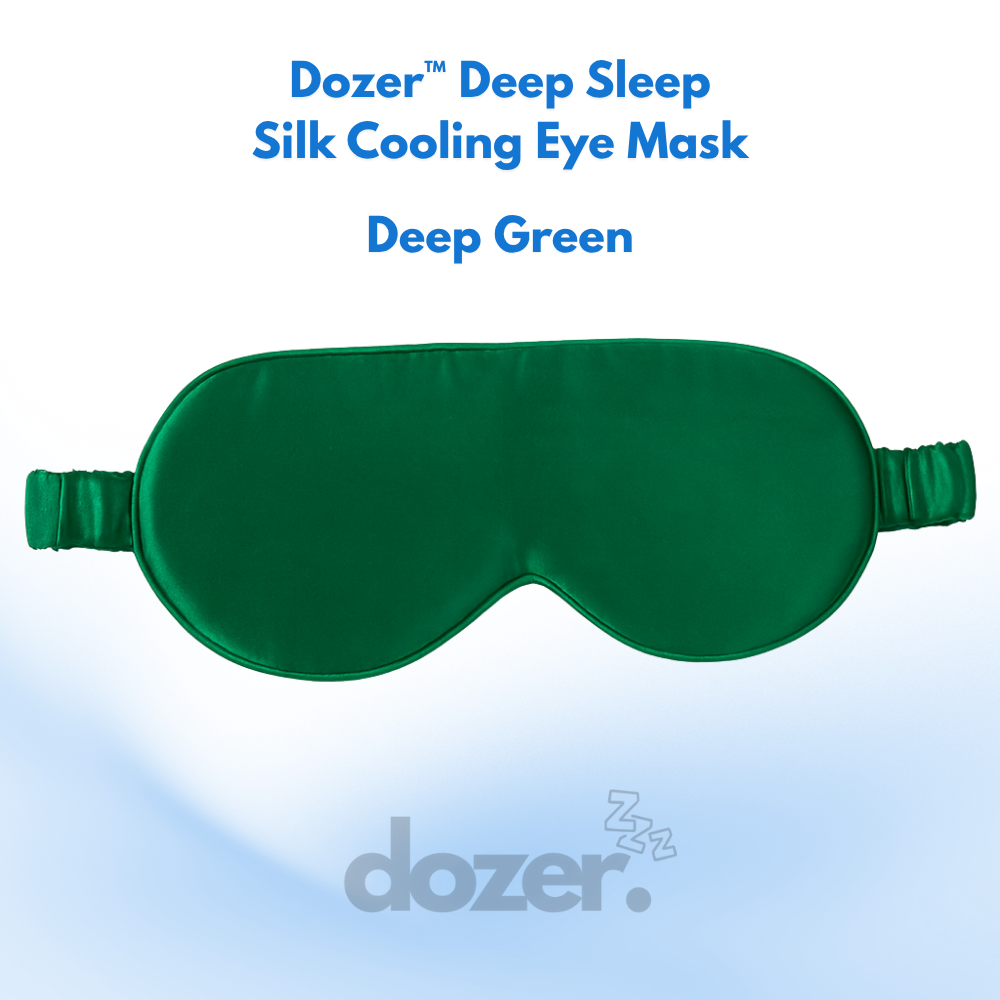 Dozer™ 100% Mulberry Silk Cooling Eye Mask — Deep Rest, Redefined