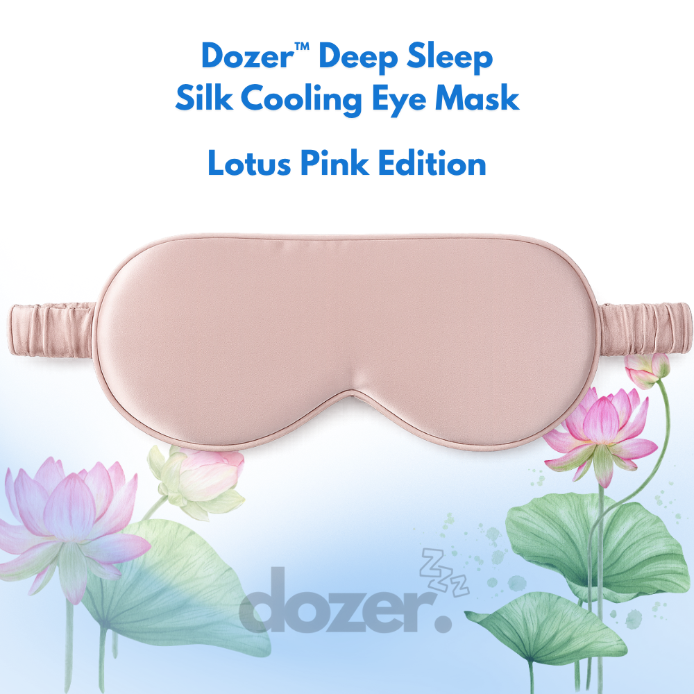 Dozer™ 100% Mulberry Silk Cooling Eye Mask — Deep Rest, Redefined