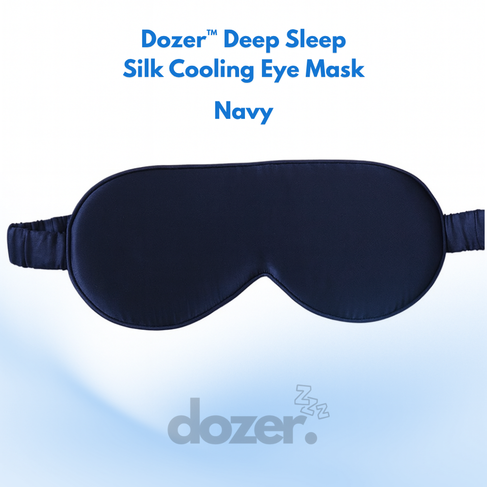 Dozer™ 100% Mulberry Silk Cooling Eye Mask — Deep Rest, Redefined