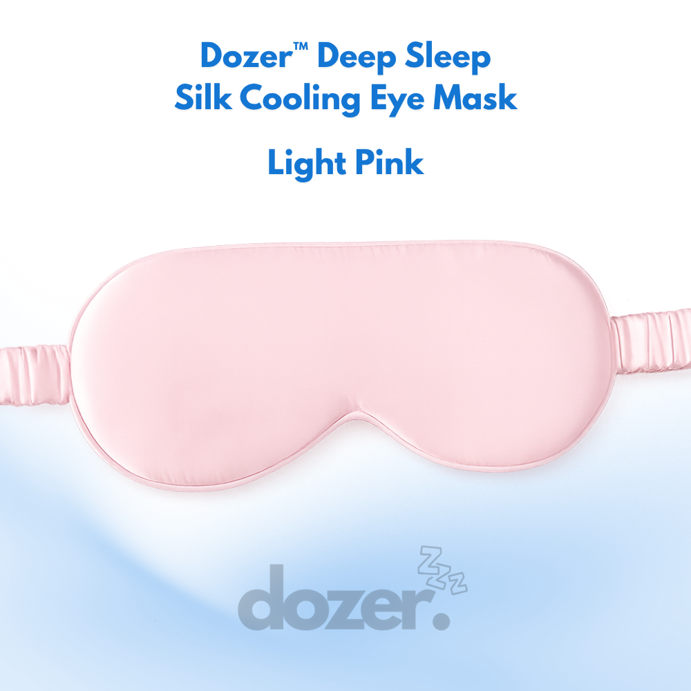 Dozer™ 100% Mulberry Silk Cooling Eye Mask — Deep Rest, Redefined