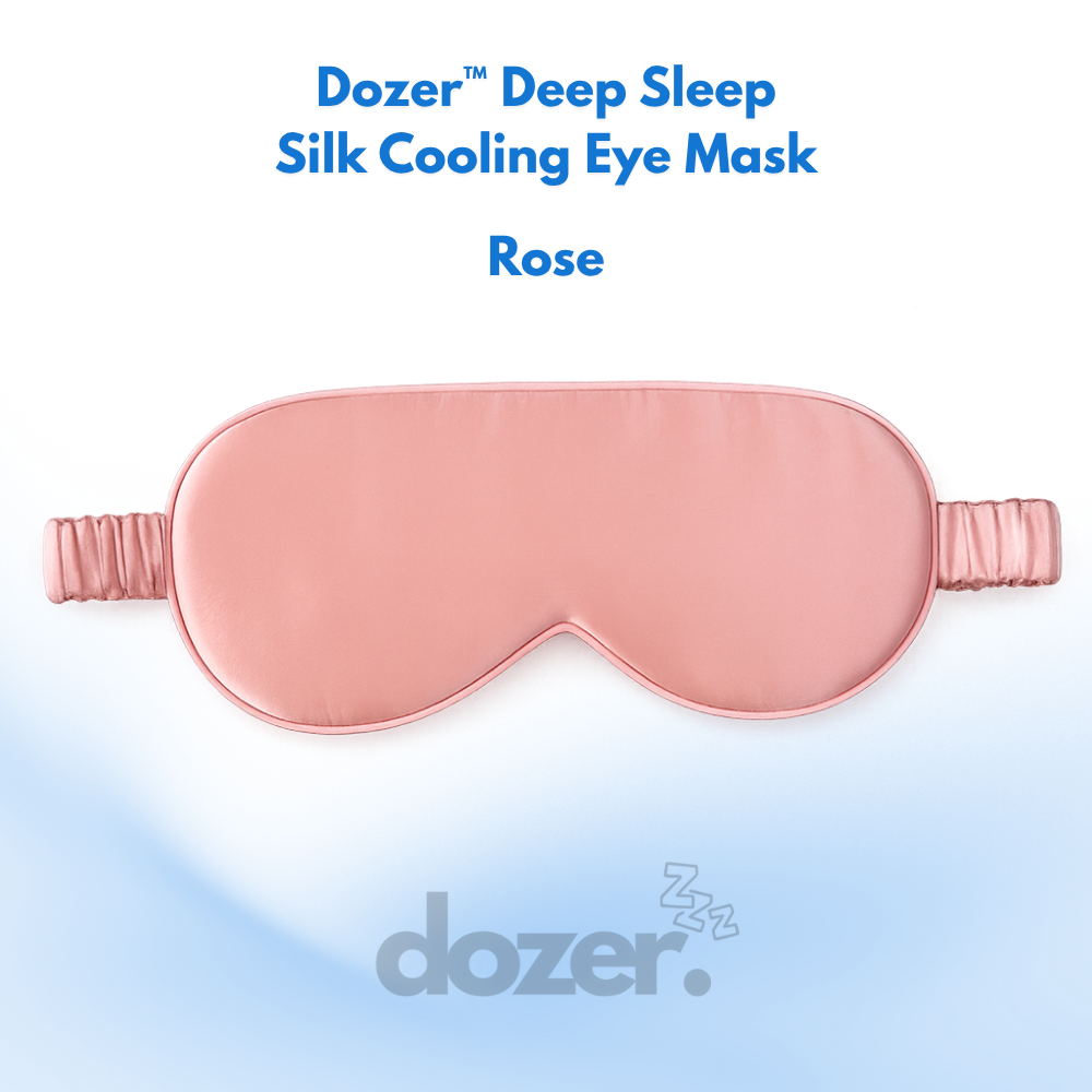 Dozer™ 100% Mulberry Silk Cooling Eye Mask — Deep Rest, Redefined