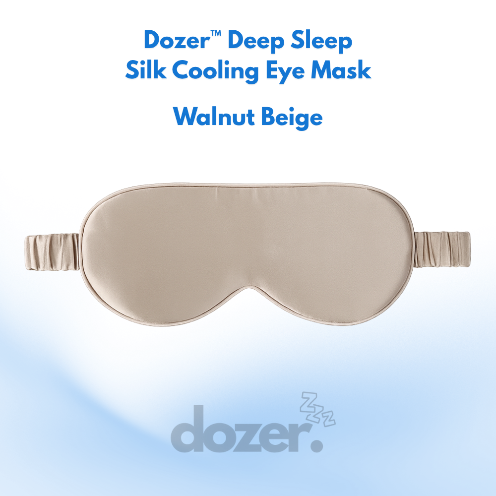 Dozer™ 100% Mulberry Silk Cooling Eye Mask — Deep Rest, Redefined