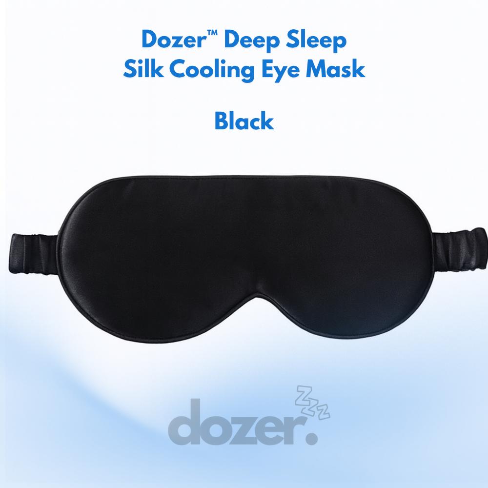 Dozer™ 100% Mulberry Silk Cooling Eye Mask — Deep Rest, Redefined