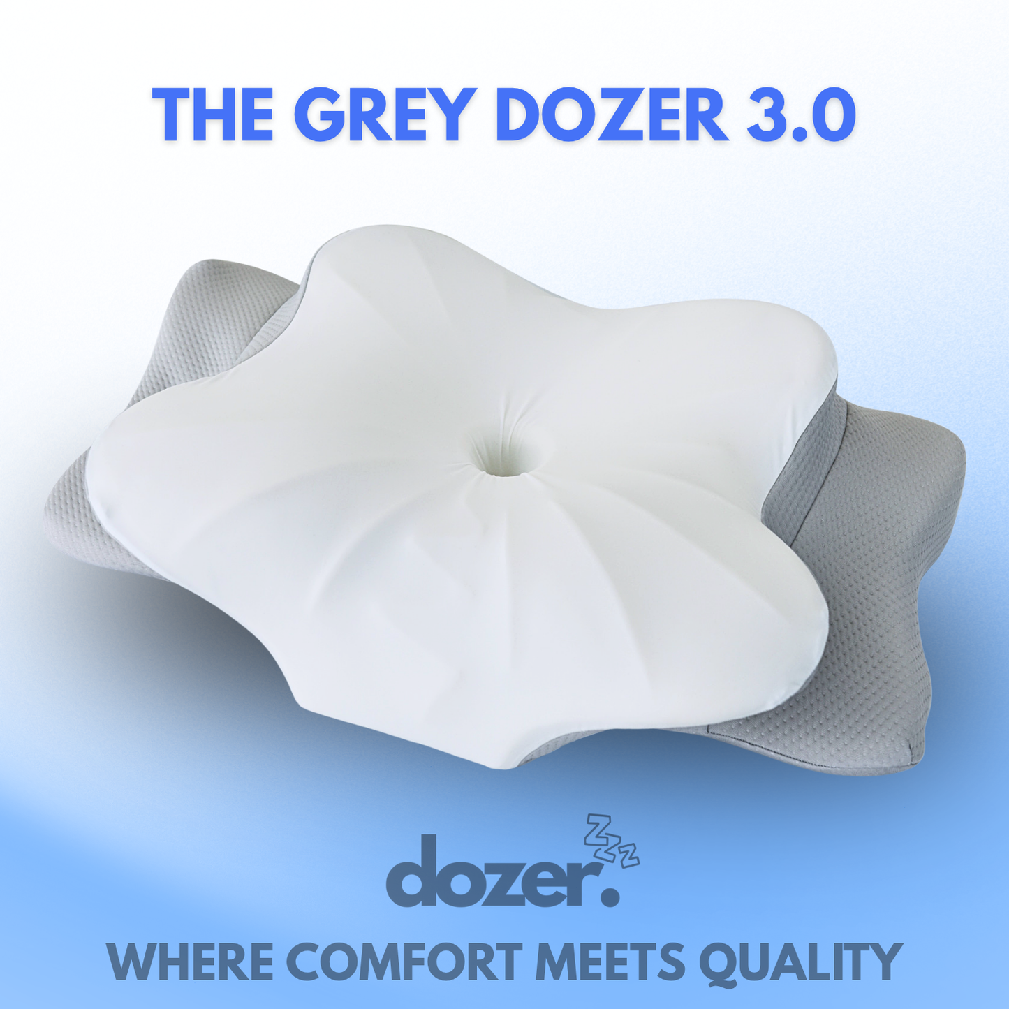 The Dozer™ Ultra Contour & Relief Pillow 3.0!