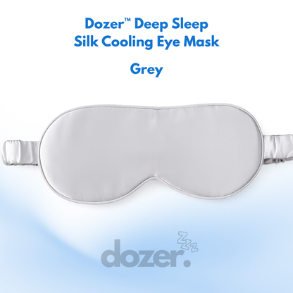 Dozer™ 100% Mulberry Silk Cooling Eye Mask — Deep Rest, Redefined
