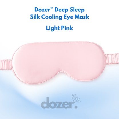 Dozer™ 100% Mulberry Silk Cooling Eye Mask — Deep Rest, Redefined